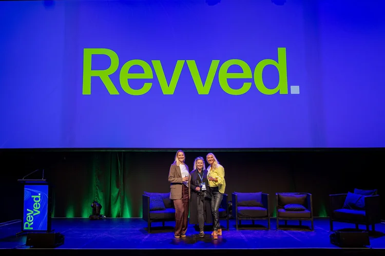 revved · on stage